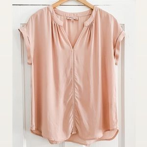 Dusty rose blouse